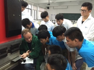 德国培训师现场教学
